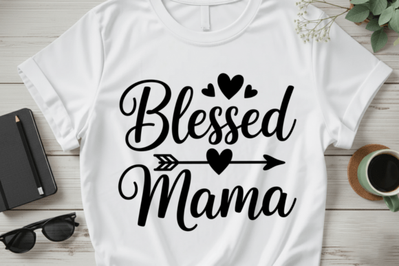 Download Blessed Mama, Faith Mom Shirt Design - Faith mom Collection
