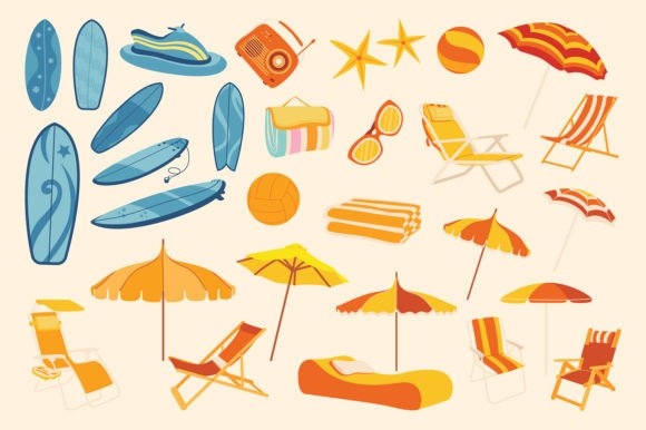 Download Summer Elements Set Collection - Summer elements Collection